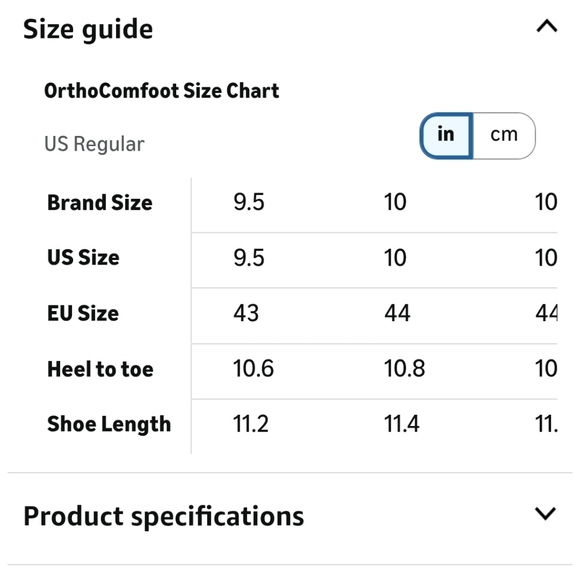 OrthoComfoot Men's Orthopedic Walking Shoes with Arch Support: Size 43 (US 9.5) - Picture 13 of 13